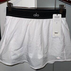 Alo White Tennis Skirt NEW WITH TAGS